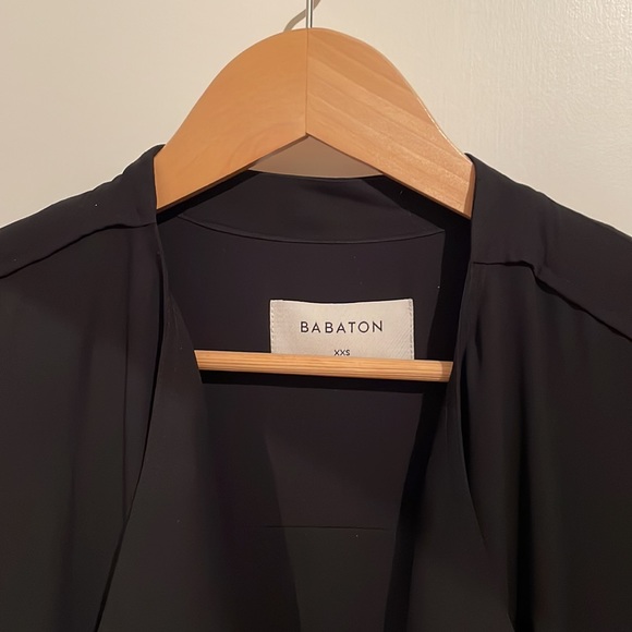 Black Babaton light jacket in XXS. - Picture 2 of 3